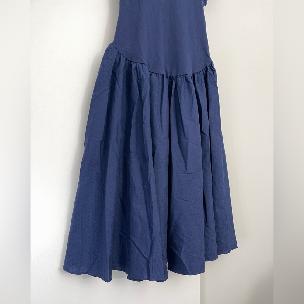 NWOT Free People Afternoon Elegance Midi Drop Waist Dress Size Medium - Picture 6 of 13